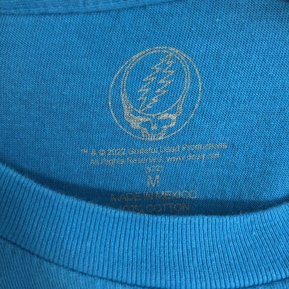 Blue Graphic Grateful Dead Tee Shirt Medium - Picture 2 of 3